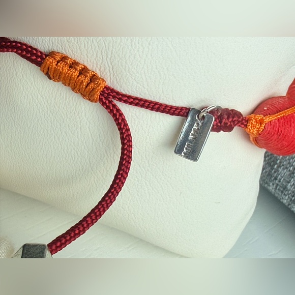 Chan Luu Beaded Bracelet Vibrant Chunky Beads Pull Tie Colorful Pink Red - Picture 5 of 10